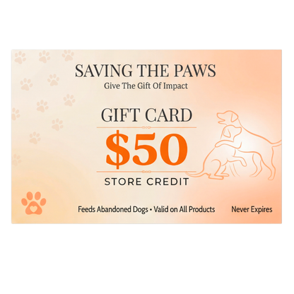 Saving The Paws Gift Card