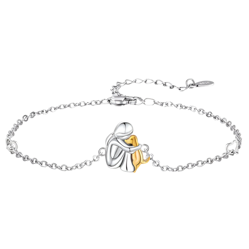 Hugging Dog Bracelet